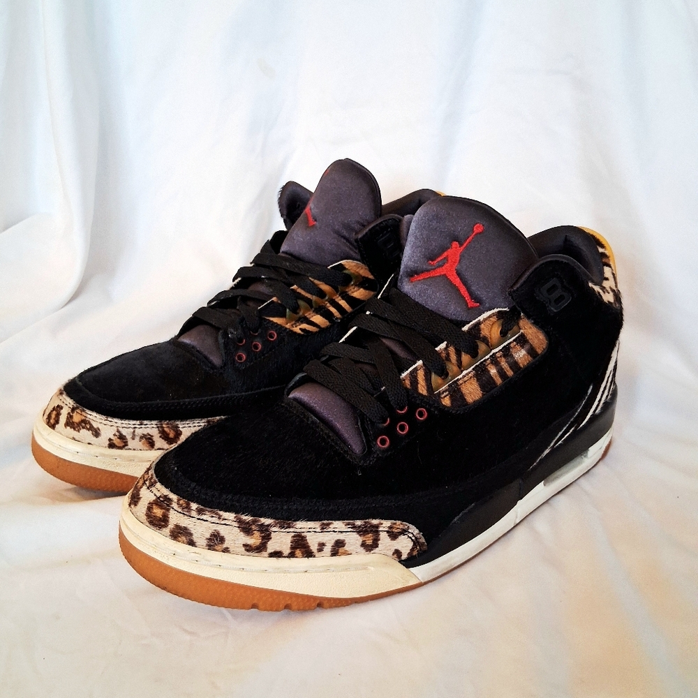 Nike Air Jordan 3 Retro SE "Animal Instinct" In Men's Size 11 - Picture 2 of 6